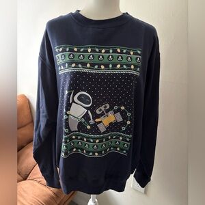 NWOT WALL•E & EVE Holiday Sweater